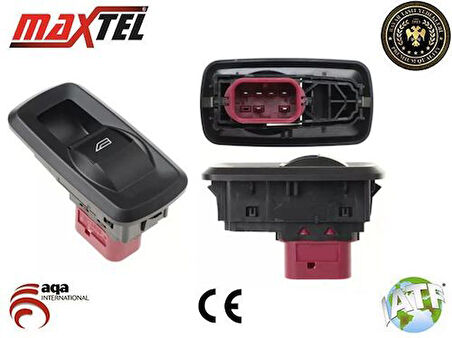 Maxtel 18202052 Arka Cam Açma Düğmesi Sol Sağ Fiesta 08-6 Pim 8A6T14579