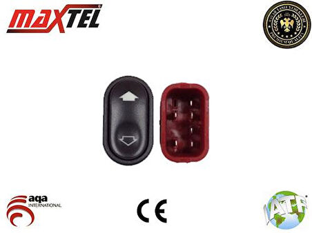 Maxtel 18202062 Cam Açma Anahtar Kumanda Anahtarı Transit T12 15 92-00 Transit V184 00-06 Escort VII 95-99 Mondeo II 96-00 6 Pın 95BG14529AB