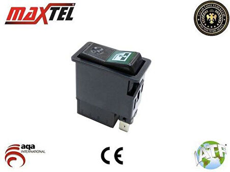 Maxtel 18202065 Cam Açma Anahtarı (Sol Kapı) - Ford Cargo 1838-2532-4135 6C4614B133AB