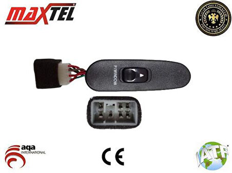 Maxtel 18203008 Cam Kaldırma Anahtarı Sağ 7 Pın Tekli Hyundai H100 Mini Bus 93-H100 Porter 93- 