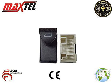 Maxtel 18205717 Cam Anahtarı Palio Albea Tekli Ön Sol Diş An0720 25174 98809717