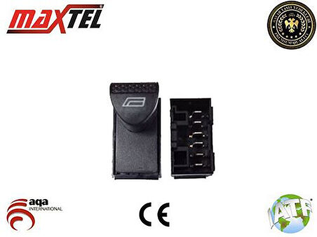 Maxtel 18205718 Cam Anahtarı Palio Albea Tekli Ön Sol İç An0730 25176 98809718