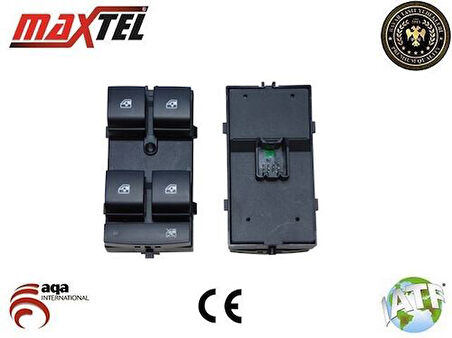 Maxtel 18207011 Cam Açma Anahtarı Sol Astra J Insignia Meriva B Zafira C Mokka 13305011