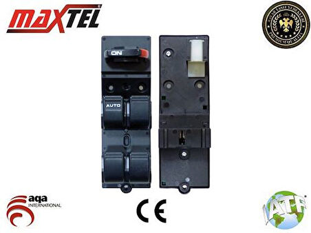 Maxtel 18212001 Cam Açma Kapama Anahtarı Civic 96 00 Sol Dörtlü 17 Pın (35750-S04-A112Zb) 35750S04A11ZA