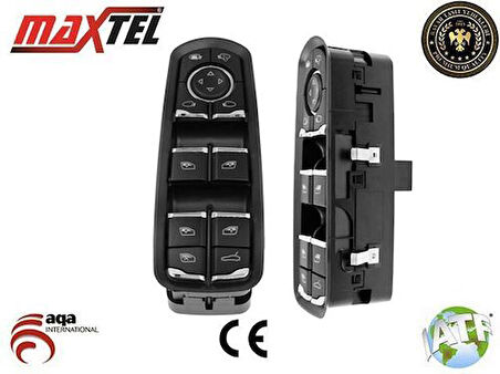 Maxtel 18235858 Cam Açma Anahtarı Dörtlü Cayenne 14-Macan 14- 7PP959858Q