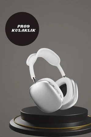 Mey İthalat Kulak Üstü P9 Kablosuz Bluetooth Kulaklık ve 7 Kordonlu Akıllı Saat