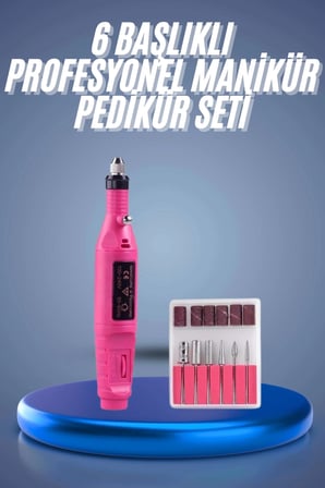 Mey İthalat Profesyonel Manikür Pedikür Seti Törpü Makinesi Protez Tırnak Çıkarma