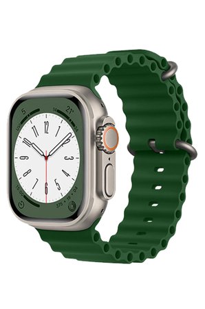 Watch 42mm Ocean Kordon - Koyu Yeşil