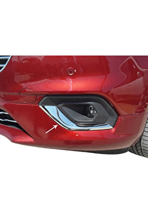 Courier Krom Sis Farı Çerçevesi 2 Parça 2018 Ve Üzeri Paslanmaz Çelik