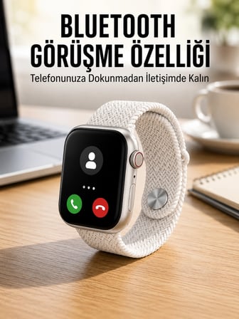 Mey İthalat Akıllı Saat Tema Değiştirme Uyku ve Sağlık Takibi Bluetooth Bağlantılı