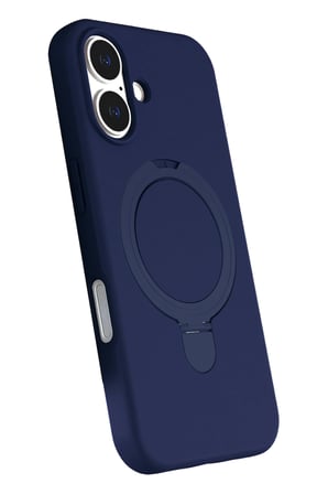 iPhone 16 Plus Regal Magsafe Standlı Kapak - Lacivert