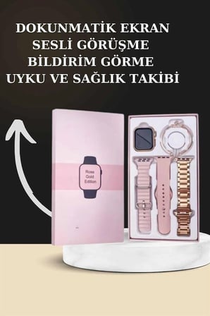 Mey İthalat Yeni Nesil Kaliteli Akıllı Saat ve Kablosuz Bluetooth Kulaklık Yüksek Ses Kaliteli Yeni Nesil