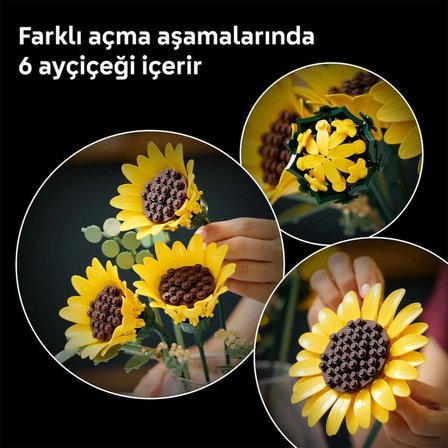 Mey İthalat Botanicals Ayçiçeği Buketi 686 parça +18 yaş