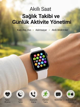 Mey İthalat Bluetooth Telefon Görüşmesi ve Akıllı Bildirim Özellikleriyle Günlük Hayatınızı Kolaylaştıran Akıllı Saat