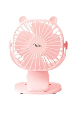 Mey İthalat  JS03 Masaüstü Soğutma Fanı - Pembe