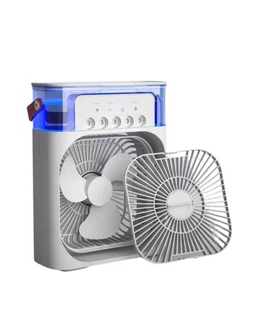 Mey İthalat Spreyli Mini Masaüstü Fan | 500ML Su Hazneli, 3 Kademeli Soğutucu Yeni Nesil