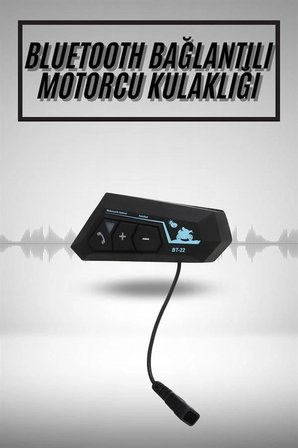 Mey İthalat Yeni Nesil Dinleme Ve Konuşma Özellikli Intercom Kask Kulaklığı 5.0 Bluetooth