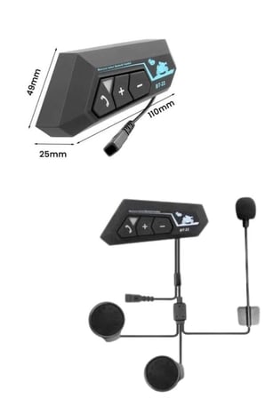 Mey İthalat Yeni Nesil Dinleme Ve Konuşma Özellikli Intercom Kask Kulaklığı 5.0 Bluetooth