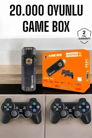 Mey İthalat 20.000 Oyunlu Premium Model Oyun Konsolu 8k Android Tv HD Game Stick