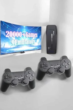 Mey İthalat 20.000 Oyunlu Premium Model Oyun Konsolu 8k Android Tv HD Game Stick