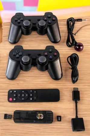 Mey İthalat 20.000 Oyunlu Premium Model Oyun Konsolu 8k Android Tv HD Game Stick