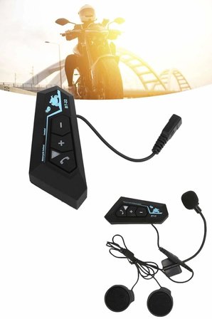 Mey İthalat Bluetooth Kask Kulaklığı Intercom 5.0 Bluetooth Android ve İOS Uyumlu Yeni Nesil
