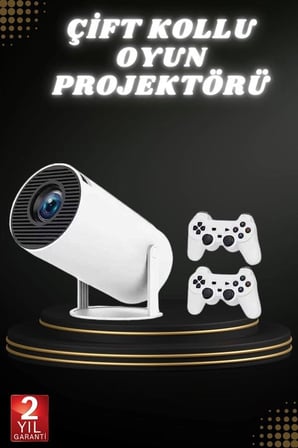 Mey İthalat Taşınabilir Android Projeksiyon Ayaklı Çift Kollu 4K Çözünürlüklü Sinema Projeksiyonu