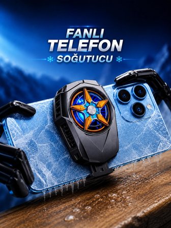 Mey İthalat Fanlı Radyatör Soğutucu Telefon Soğutucu Tüm Telefonlara Uyumlu