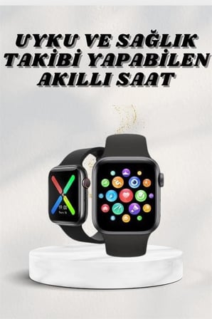 Mey İthalat Akıllı Saat Wireless Şarj Yüksek Çözünürlüklü Müzik Dinleme Sesli Cevaplama Yeni Nesil