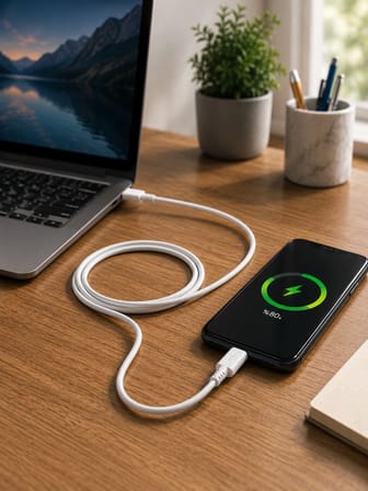USB-A to Type-C Şarj Kablosu 2 Metre Uzun Kablo