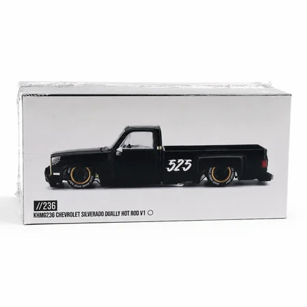 Mey İthalat Model Araç x KaidoHouse 1/64 Chevrolet Silverado Dually Hot Rod V1