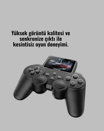 Mey İthalat 2025 A Kalite S10 Gamepad 520 Oyunlu TV Bağlantılı Retro Atari Konsolu Yeni Nesil