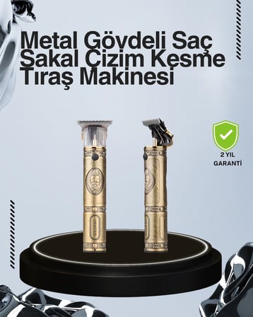 Kompakt Tasarımlı, Uzun Pil Ömürlü Saç Sakal Kesme Makinesi