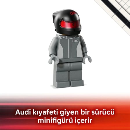 Mey İthalat 77259 Speed Champions Audi Revolut F1 Team R26 Yarış Arabası 210 prç +10yaş