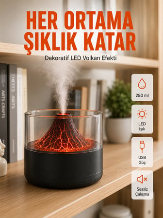 Mey İthalat Aromaterapi Difüzörlü Sessiz Çalışan Hava Nemlendirici