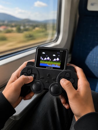 Mey İthalat 520 Klasik Oyunlu Mini El Konsolu Taşınabilir Oyun Cihazı