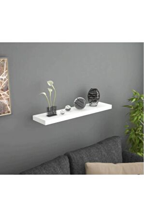 Dekoratif Duvar Rafı , Mdflam Raf 90x15 Cm Gizli Bağlantılı Renk: Ceviz