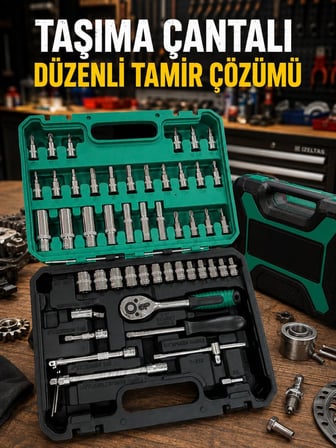 53 Parça Çok Amaçlı Lokma Anahtar Seti