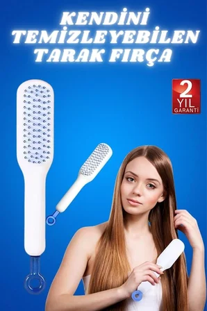 Mey İthalat Kendini Temizleyen Tarak Fırça Geri Çekilebilir Evcil Hayvana Uygun Sıkı Dişli