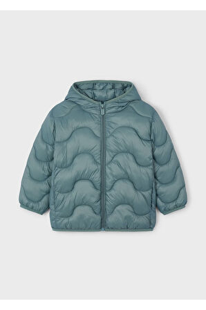 Mayoral Kız Çocuk Kapüşonlu Şişme Dolgulu Mont 4443 Yeşil