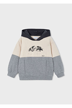 Mayoral Erkek Çocuk 2 Altlı Kapüşonlu 3 Lü Eşofman Takımı 4804 Gri