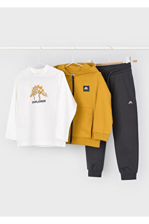 Mayoral Erkek Çocuk 3 Lü Eşofman Takımı 4806 Sarı