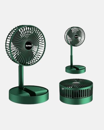 Mey İthalat Taşınabilir Katlanabilir Mini Fan 3 Kademeli Şarj Edilebilir