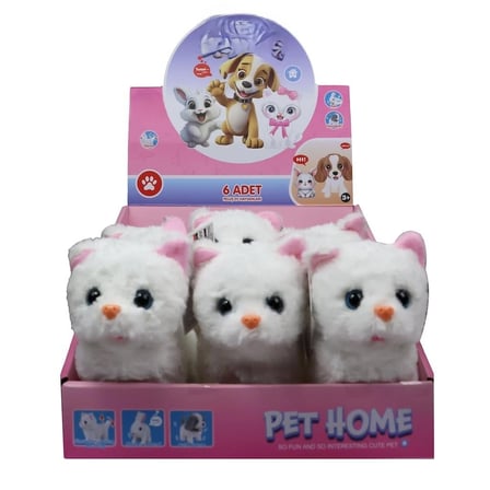 VRD10644 PELUŞ EVCİL KEDİ SESLİ VE HAREKETLİ