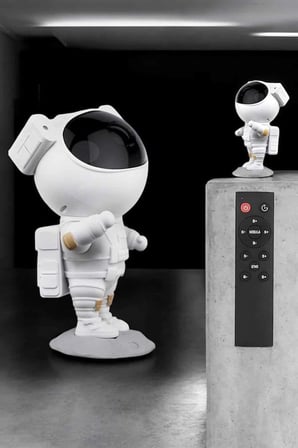 Çocuklara Özel Projeksiyon Astronot Lamba Speaker Sevimli