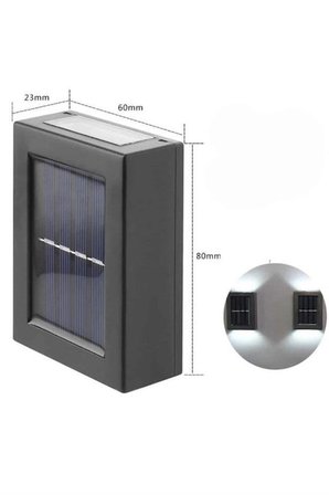 Mey İthalat Bahçe Aydınlatması Solar Güneş Enerjili Dekoratik Led Işıklı Lamba