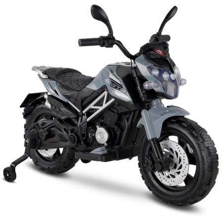 Mey İthalat 447 Motocross Akülü Motorsiklet 12V Gri
