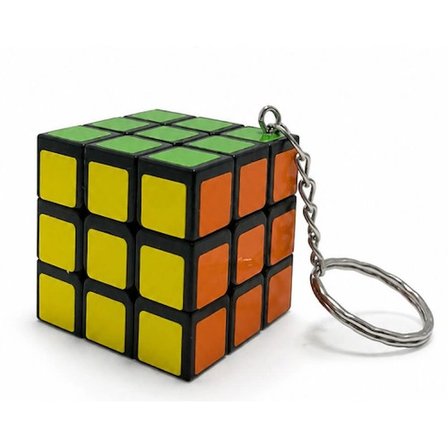 Mey İthalat Zeka Küpü Anahtarlık - Mini Rubik Küpü Taşınabilir Oyuncak