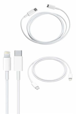 Mey İthalat Type-C Ligtning 30W İOS Şarj Kablosu Hızlı Şarj Kablosu