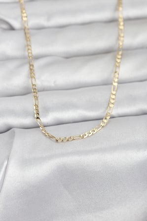 CM 14K Gold Renk İnce Kuşgözü Zincir Model 60 cm Kadın Kolye